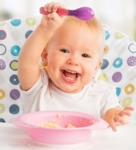 La vaisselle de bébé