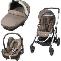 Poussette 4 roues BEBE CONFORT Elea walnut brown - 13085350 Pas Cher 