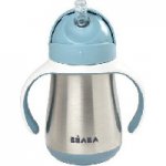 Tasse paille inox 250ml Windy blue