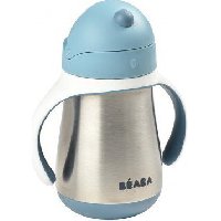 Tasse paille inox 250ml Windy blue