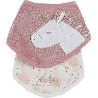 Lina & Joy Lot de 2 bavoirs bandana 