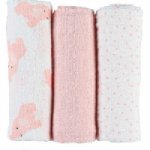 Voir le produit Set 3 langes en mousseline coton bio Anna  Mix & Match de Noukie's