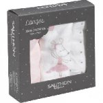 Voir le produit Lot de 3 langes bébé en coton bio de Sauthon